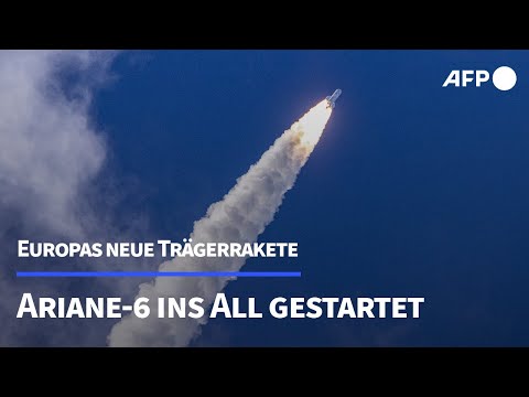 Europas neue Trägerrakete Ariane-6 ins All gestartet | AFP