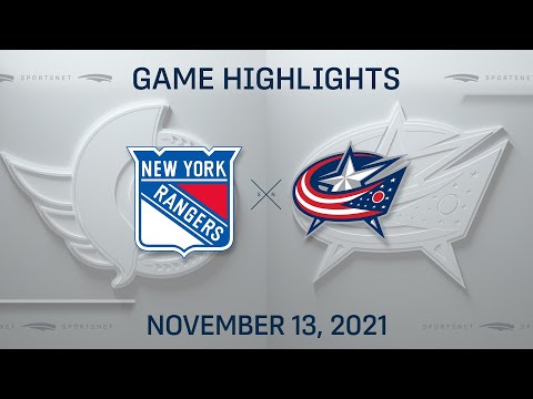 NHL Highlights | Rangers vs. Blue Jackets - Nov. 13, 2021