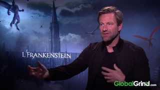 I, Frankenstein Interviews: Aaron Eckhart, Yvonne Strahovski Talk Twitter, Love& more