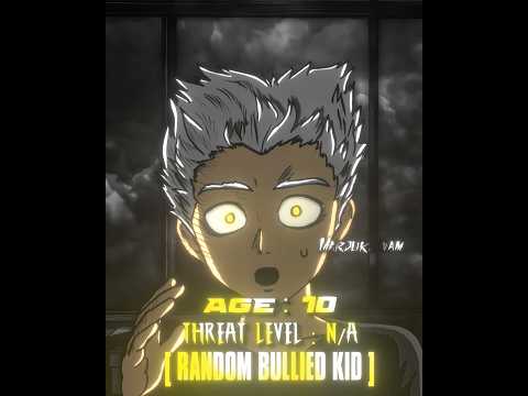 【 Garou - 10 years old vs 18 years old 💀🔥 】OnePunchMan 「manga edit」  #opm #manga #edit