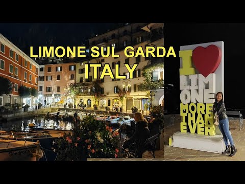 LIMONE Sul Garda, Night time Walking Tour. #italy