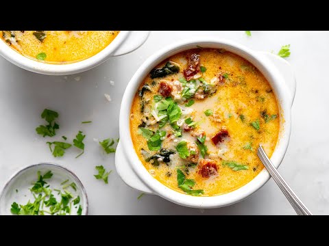 Easy Keto Tuscan Soup [Instant Pot]