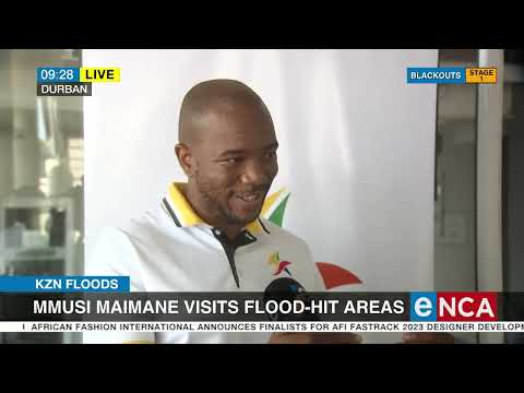 KZN Floods Maimane visits flood hit areas
