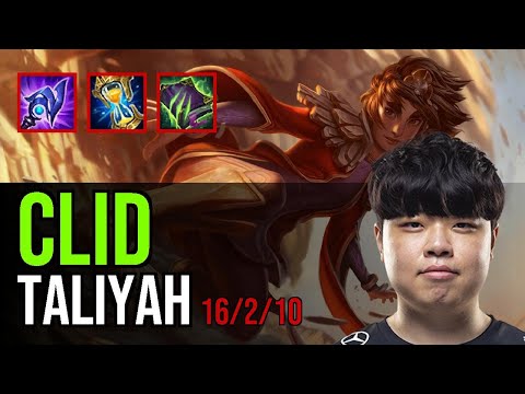 Clid - TALIYAH vs. LEE SIN Jungle | KR Grandmaster