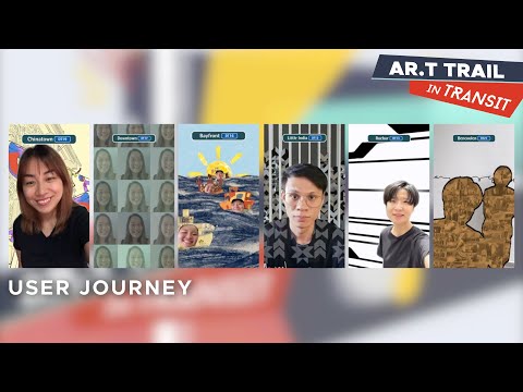 AR.T Trail In Transit | Singapore Art Week 2022 | User Journey