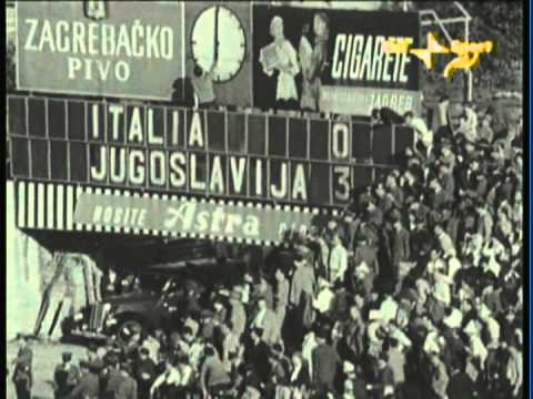 1957 (May 12) Yugoslavia 6-Italy 1 (Dr. Gero Cup) (two goals missing).mpg