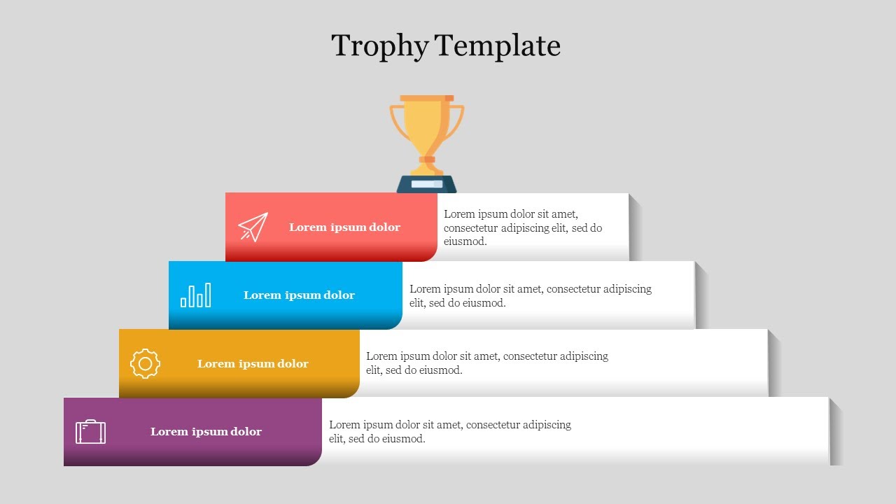 How To Create A Trophy Infographic PowerPoint