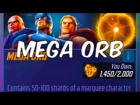 MEGA ORB OPENING! OMG 100 SHARDS!!!!! - Marvel Strike Force
