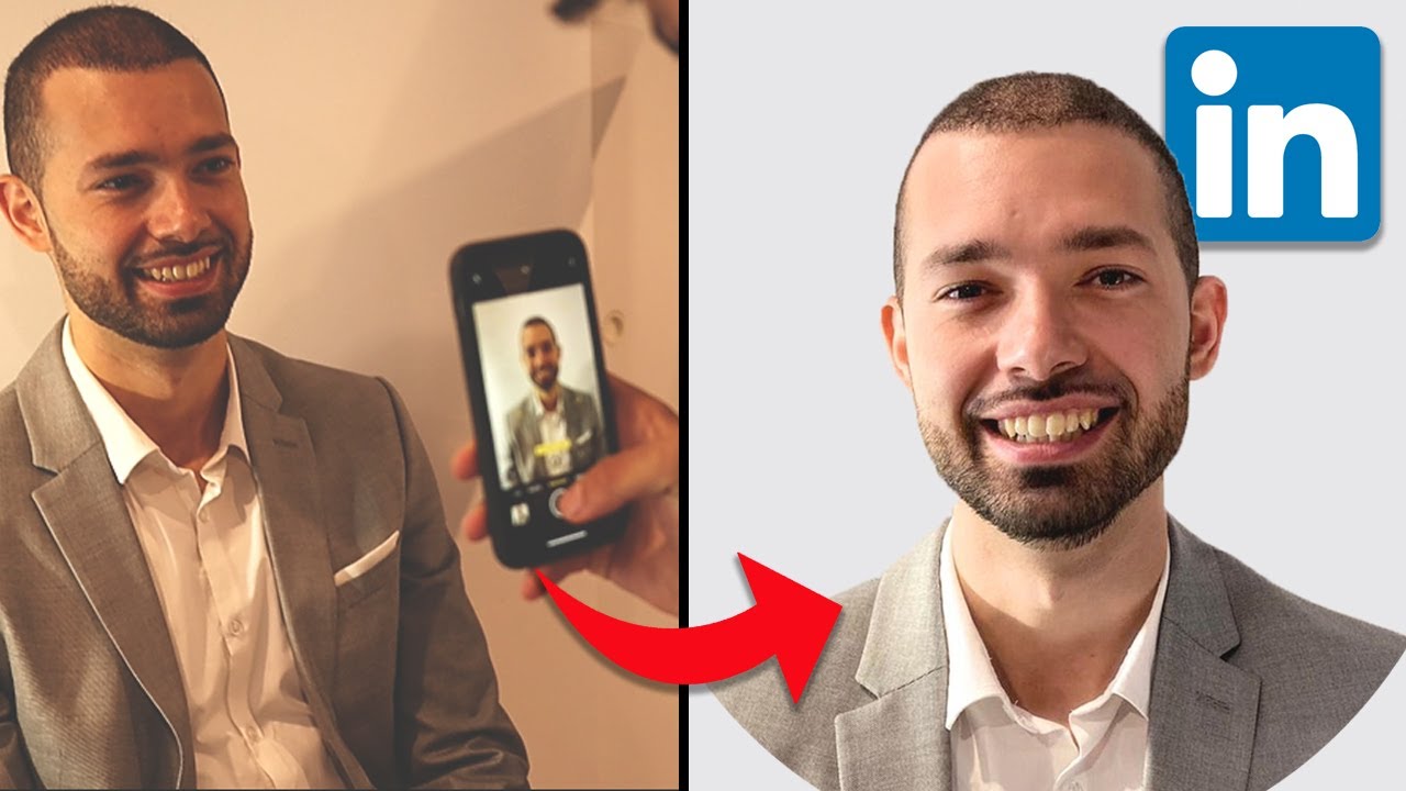 How to Take a GOOD LinkedIn Photo At Home For Less ... - YouTube