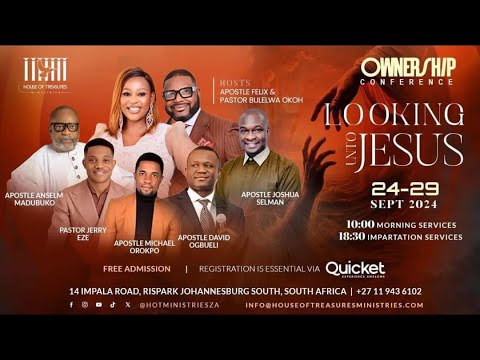 South Africa 🇿🇦 Ownership Conference | Looking unto Jesus Pt 1 - Apostle Michael Orokpo