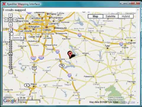 Using the search module in Xpediter.