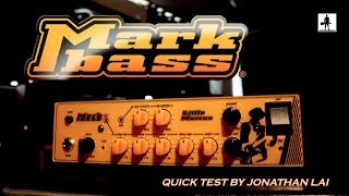Video thumbnail for Markbass Little Marcus 500 - Marcus Miller Amp Quick Test #MarcusMiller by Jonathan LAI - Hong Kong Bass Player