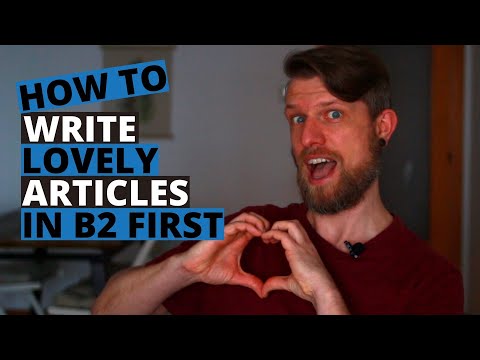 Cambridge B2 First (FCE) - How to Write an Article