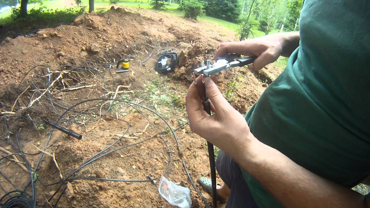 Joining two cables. NYY 5x4