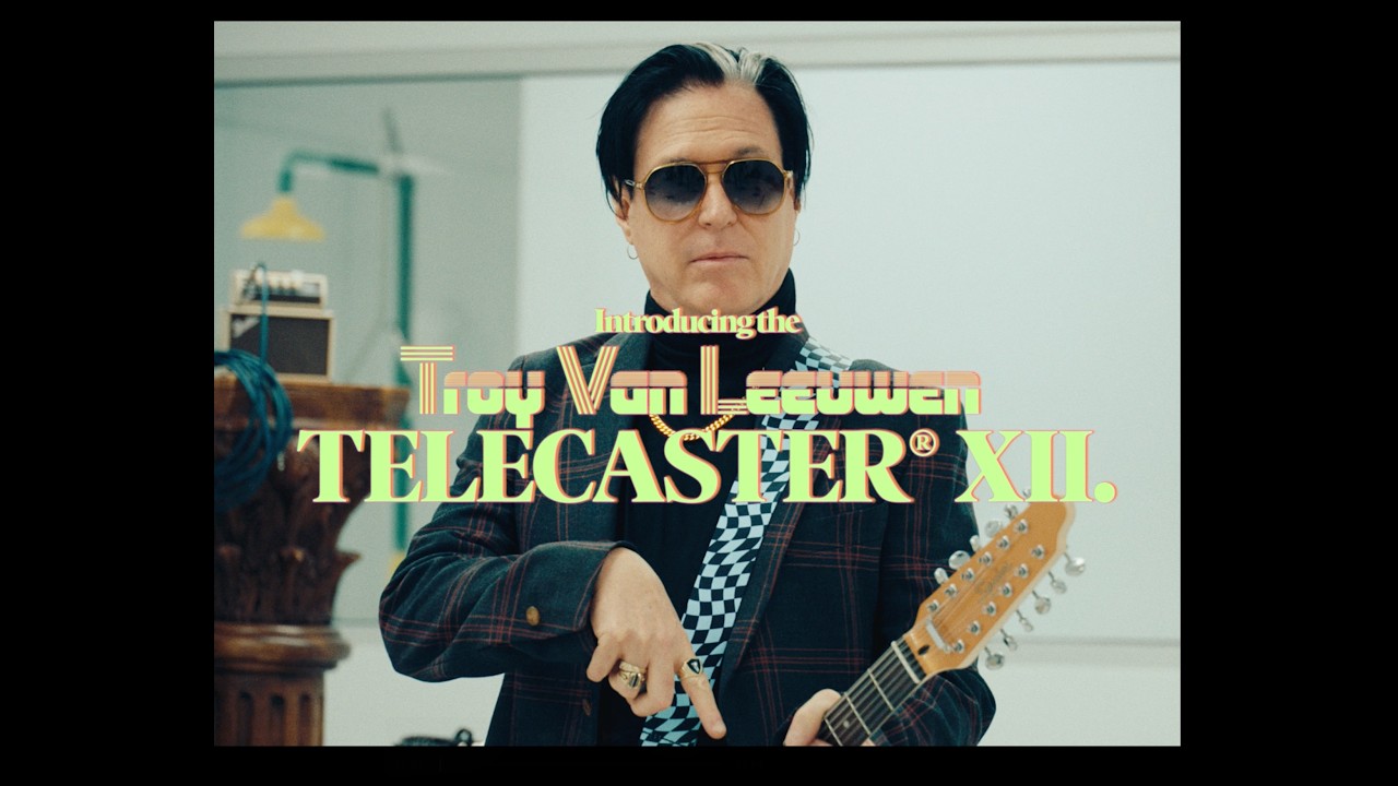 The Squier Paranormal Troy Van Leeuwen Telecaster XII | Artist Signature Series | Fender - YouTube