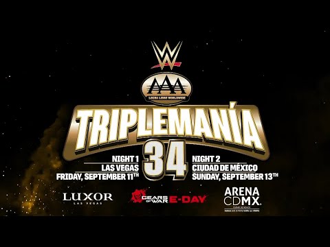 Triplemania 34 will take place Sept.11 in Las Vegas and Sept. 13 in Mexico City