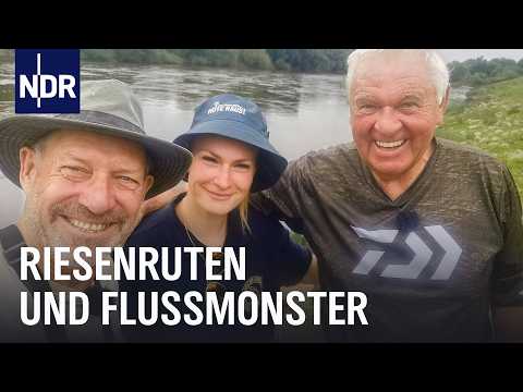 Video Thumbnail: Mit Riesenruten an der Weser angeln | Rute raus, der Spaß beginnt! | NDR Doku