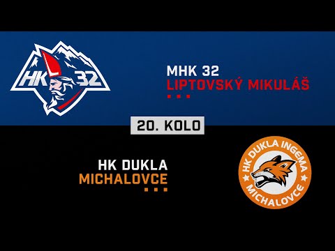 20.kolo MHK 32 Liptovský Mikuláš - Dukla Michalovce HIGHLIGHTS
