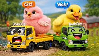 Download lagu Truk Bawa Anak Ayam Raksasa! 😮🐣🐥- Roda Roda Truk Berputar Lucu Terbaru 🚚🎵| Animasi Anak Edukatif 3D mp3