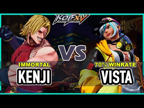 KOF XV 🔥 Kenji (Rugal/K'/Ryo) vs Vista (Isla/K'/Luong)