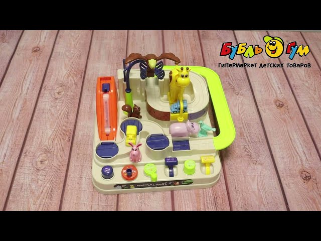 Трек Lanson Toys с машинками Зоопарк - видео