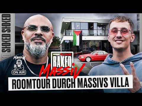 XXL Roomtour durch Massivs Villa, „Prototyp Rapstar”, Home Gym & Shindy | BAKED LIVE mit Marvin Game
