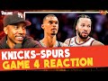 Jeff Teague INSTANT REACTION: Knicks HISTORIC COMEBACK & GAME WINNER to BEAT Spurs in NBA Finals