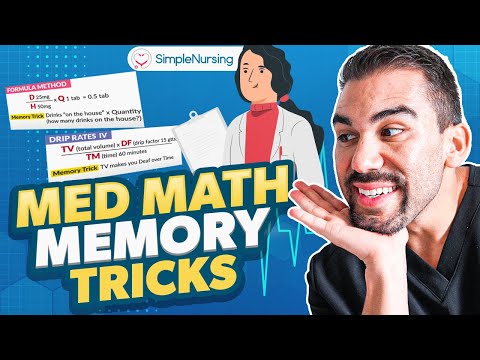 Med Math Nursing Memory Tricks & Tips | Fundamentals of Nursing Made EASY