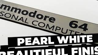 Awesome Pearl White Commodore 64 Case - c593