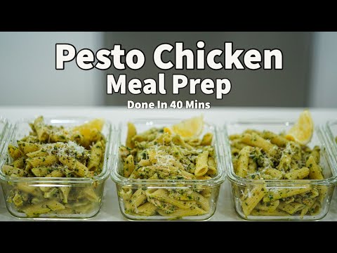 Basil Pesto Chicken Pasta