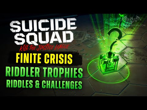 Suicide Squad: Kill the Justice League - All Riddler Trophies & Riddles [Main Story]