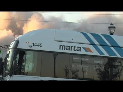 Livestream-Fail: Bus versperrt Sicht auf Sprengung des Georgia Dome | DER SPIEGEL