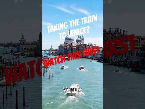 Taking the train to Venice Italy #italytravel #travel #venice #veniceitaly