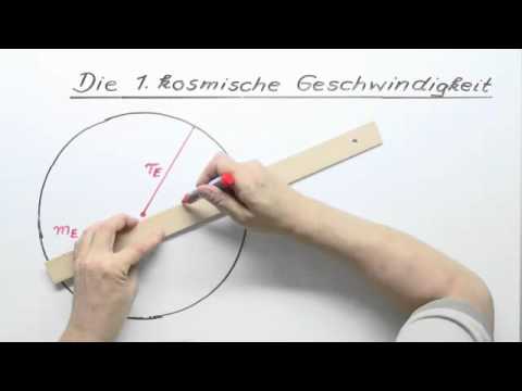 Gravitation: die erste kosmische Geschwindigkeit | Physik | Astronomie