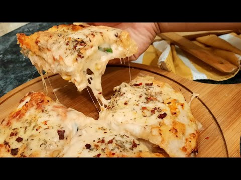 Lava Pizza Recipe | how to make Sandwich Pizza | Pizza Sandwich Recipe | Cheesy Pizza Recipe