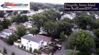 preview picture of video 'From Above: Pacific Avenue and Beach Road in Eltingville, Staten Island'