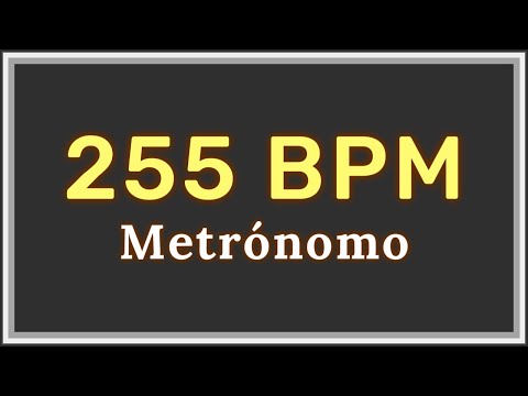 255 BPM - Metronome ⏳✔️
