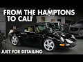 this porsche 993 carrera traveled 10 days just for a detailing