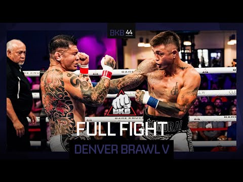 Bare Knuckle Knock Out | Michael Santos vs. Tommy Turner | BKB 44 - Denver Brawl V
