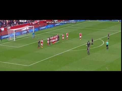Dusan Tadic Freekick Vs Arsenal