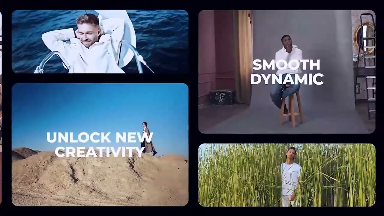 Multiscreen Slideshow MOGRT for Premiere Pro