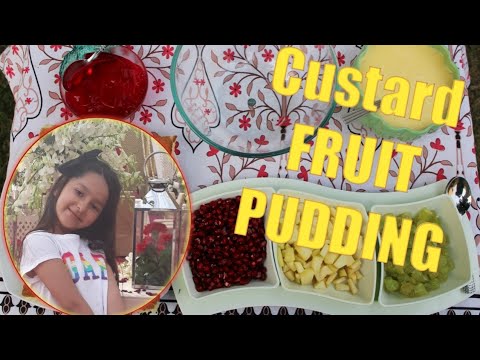 CUSTARD  FRUIT PUDDING to drool you over. I bet you will make it again and again..Bon appetit 💖