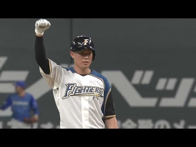 【5回裏】ファイターズ・高濱 右中間を破るタイムリーヒットを放つ!! 2021/6/12 F-DB