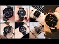 Girls Beautiful Black Hand Watches Designs /bracelets hand watches for girls/@sidrafashion204