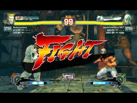 Ultra Street Fighter IV battle: Guile vs El Fuerte