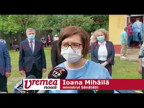 Ioana Mihăilă la Rebricea răspunde întrebărilor jurnaliștilor