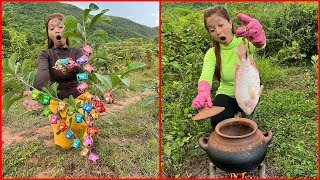 Survival Skills: SMART idea and USEFUL with single mom in forest #bushcraft #camping #outdoors #idea
