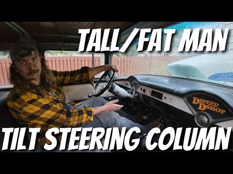 Installing A Cheap Universal Tilt Steering Column In Your Hot Rod - 1956 Chevy Gasser Wagon