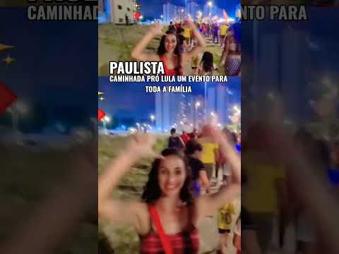caminhada de apoio a Lula no bairro do Aurora Paulista Pernambuco