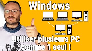 Utiliser plusieurs PC comme un seul, gratuitement et sans matériel supplémentaire - Tuto
